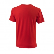 Wilson Tennis Tshirt Team II Tech Crew 2021 rot Herren